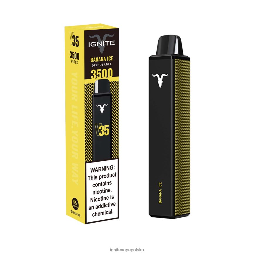 Ignite Vape Flavours | IGNITE V35 długopis do waporyzacji lód jagodowy 0648NZ130